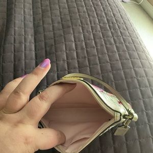 Coach poppy collection wristlet